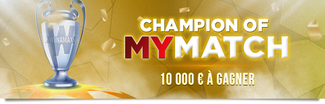 Champion of MyMatch : le classement