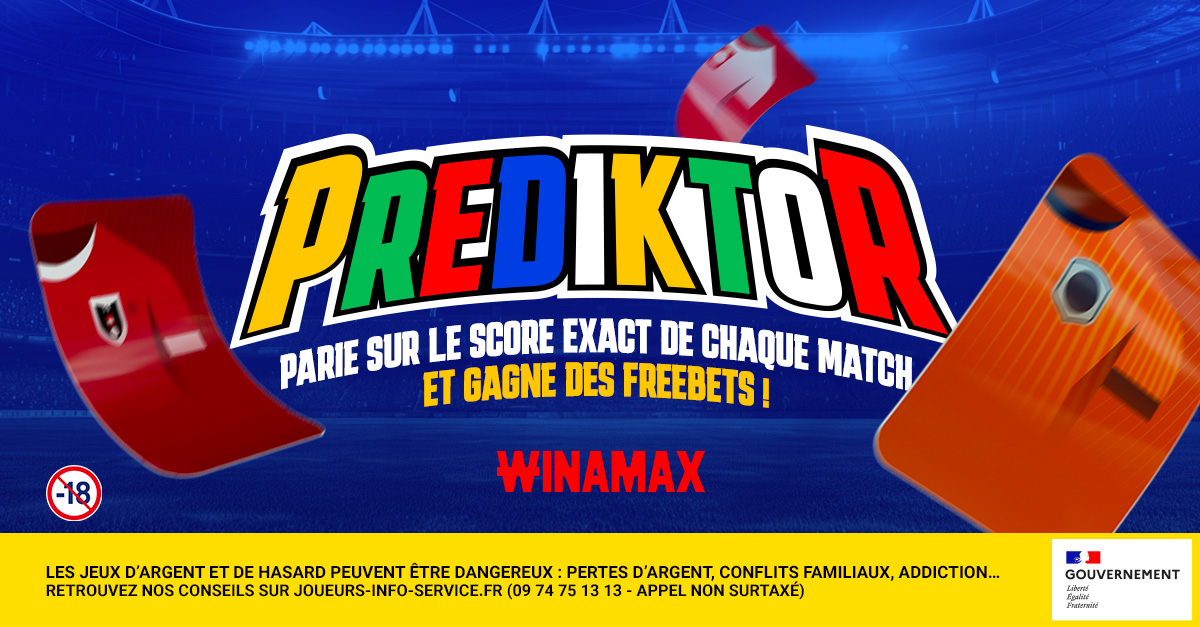 Paris sportifs : Prediktor - Winamax