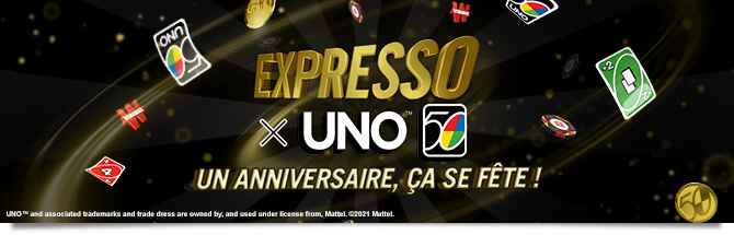 Les tournois poker : Expresso x UNO 50 - Winamax