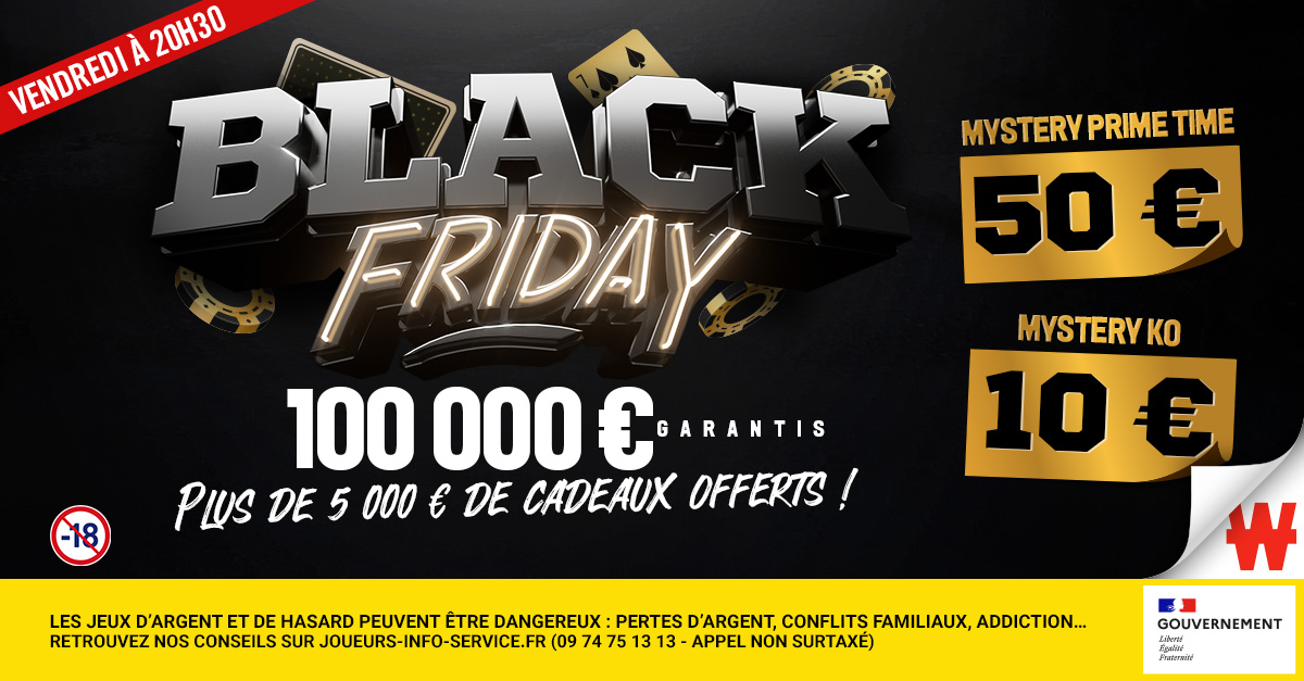 Les tournois poker Black Friday Edition Winamax