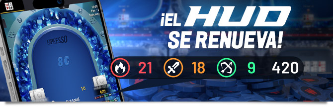El HUD de Winamax se renueva