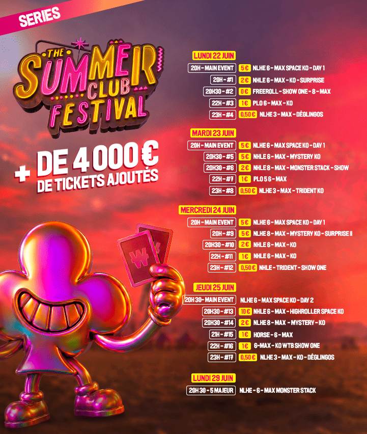 Programme des series
