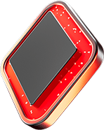 Red diamond card suit token