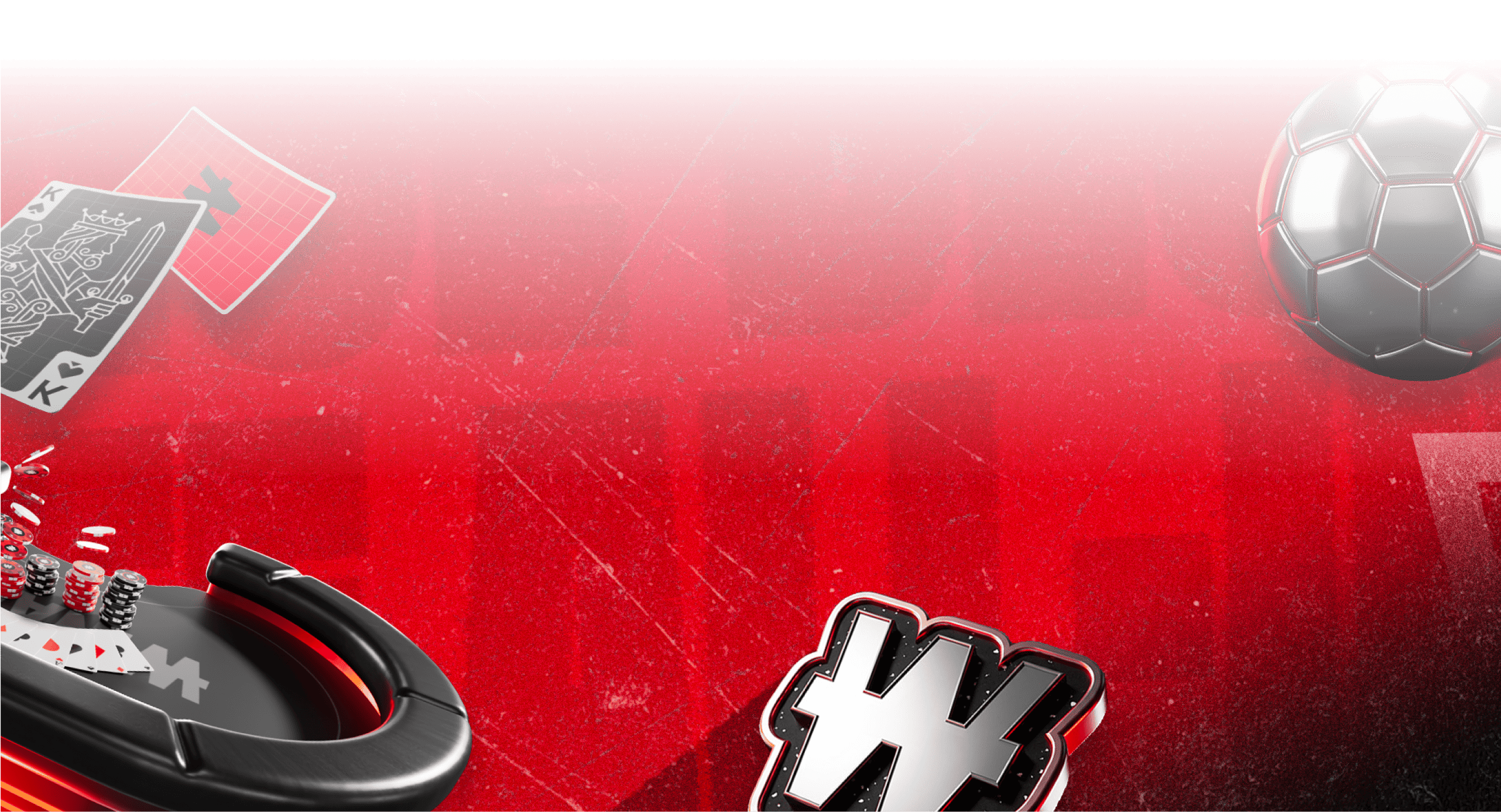 Poker cards, chips, a football and a gaming mouse