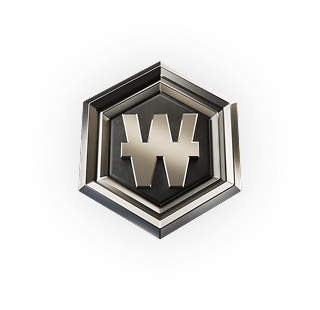 Aluminium hexagonal VIP badge