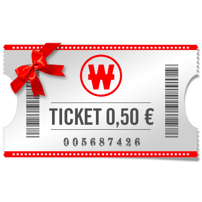 Give a €0.50 Entry Ticket!