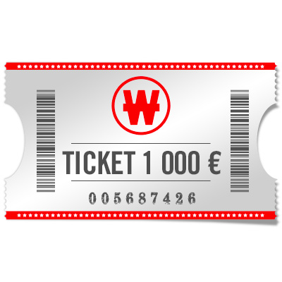 €1,000 Entry Ticket