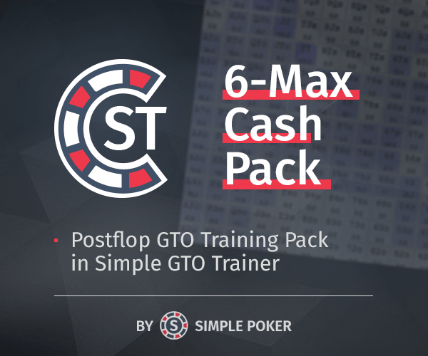 GTO Trainer “6-Max Cash” Pack 1-Year License