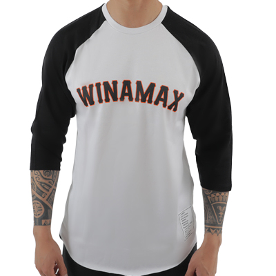 3/4-ärmeliges Baseball-T-Shirt