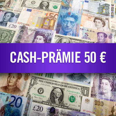 Cash-Prämie 50 €
