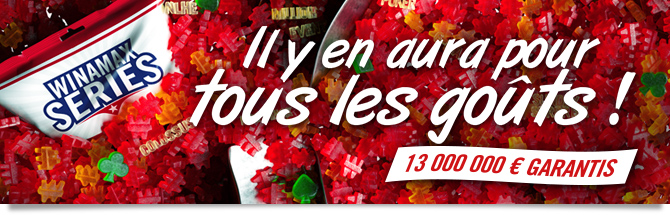 Winamax Series, Jour 1 : 13 gagnants et 1,3 million d'euros distribués