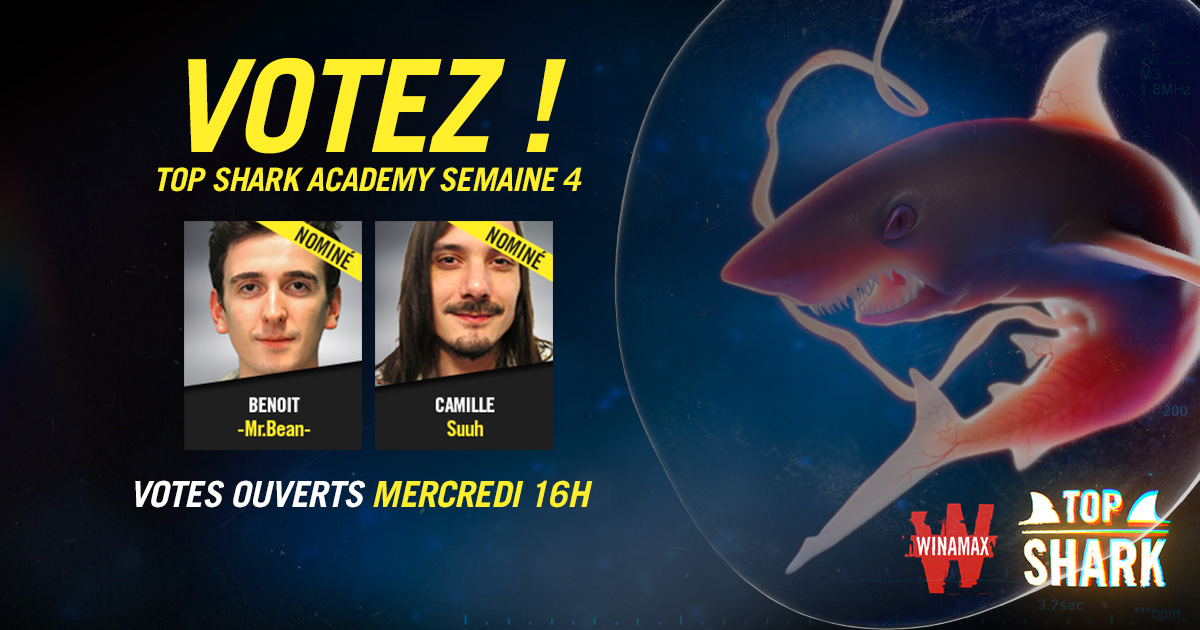 Top Shark Academy vote FR Semaine 4