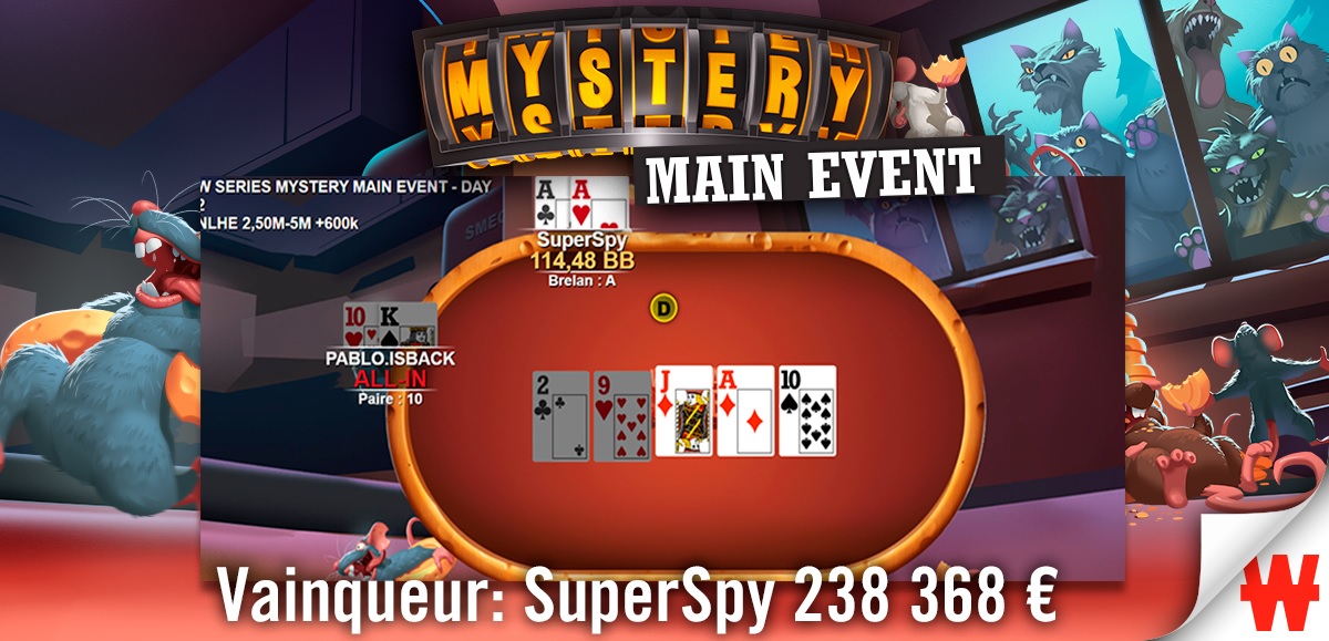 SuperSpy Vainqueur Main Event Mystery