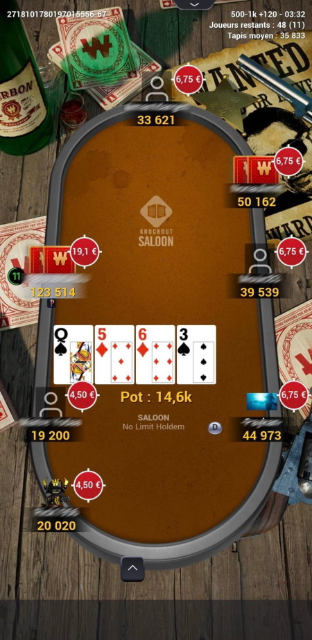 Winamax poker sur mobile