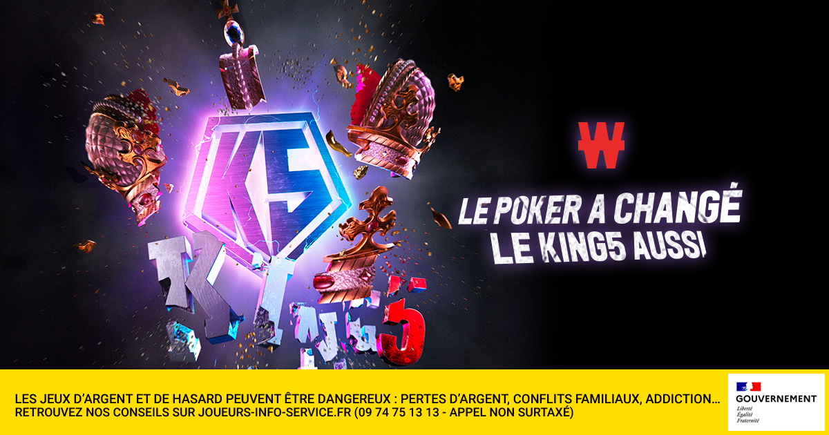 Le KING5 nouveau arrive (bientôt) ! - Actualité - Winamax