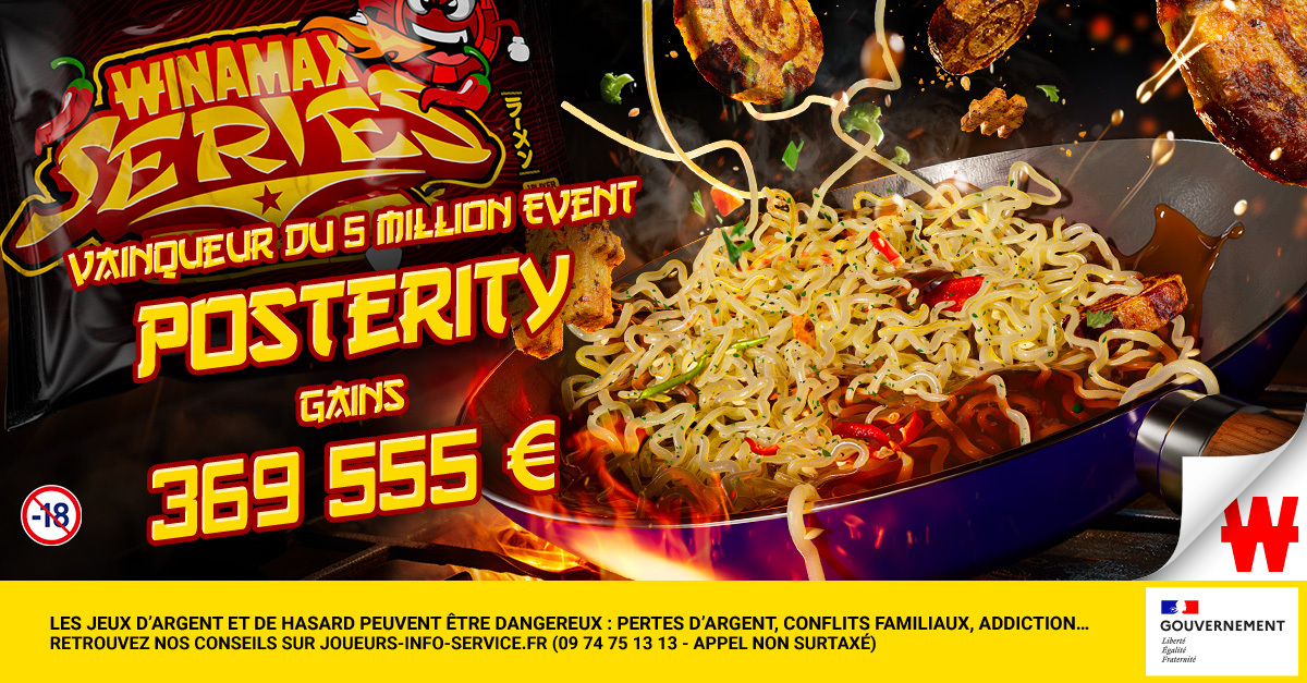 Winamax Series Posterity 5 Million Event