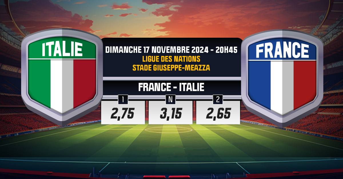 Italie - France : l'avant-match en chiffres