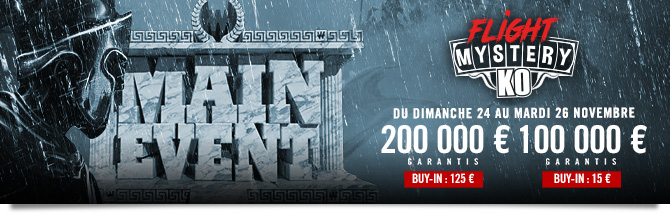 Main Event Flight Mystery KO