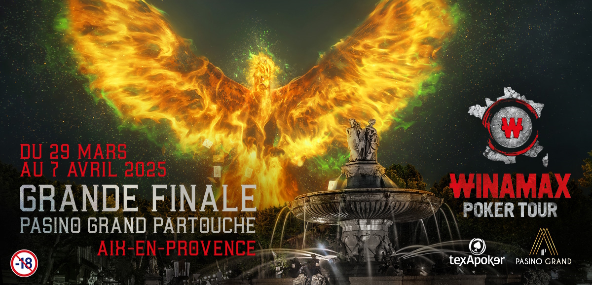 Winamax Poker Tour - Grande Finale à Aix-en-Provence du 29 mars au 6 avril 2025