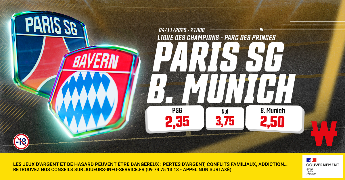 2 Places PSG – Bayern Munich – Accès Bloc 107 Places 74 Et 75