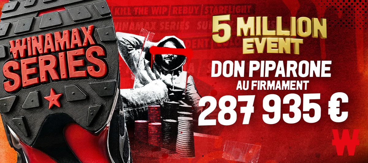 Winamax Series Don Piparone 5 Million Event Bandeau