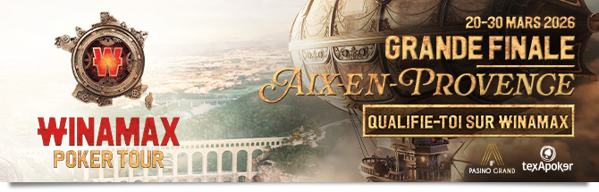 Winamax : le programme poker du week-end (23/01/26)