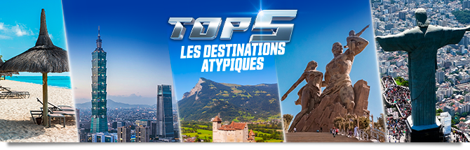 Top 5 Destinations atypiques
