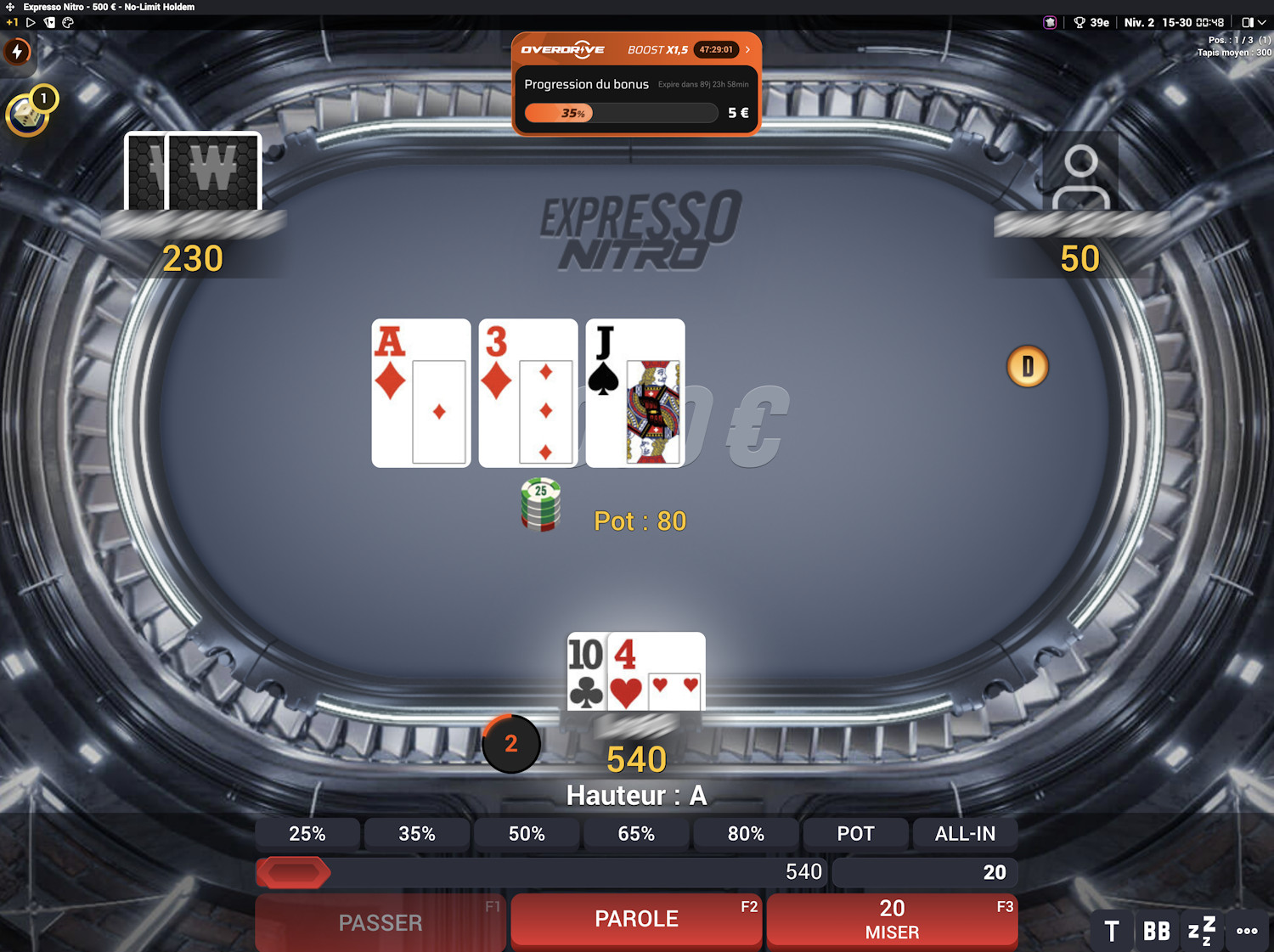 Overdrive : le nouveau programme de fidelité poker de Winamax