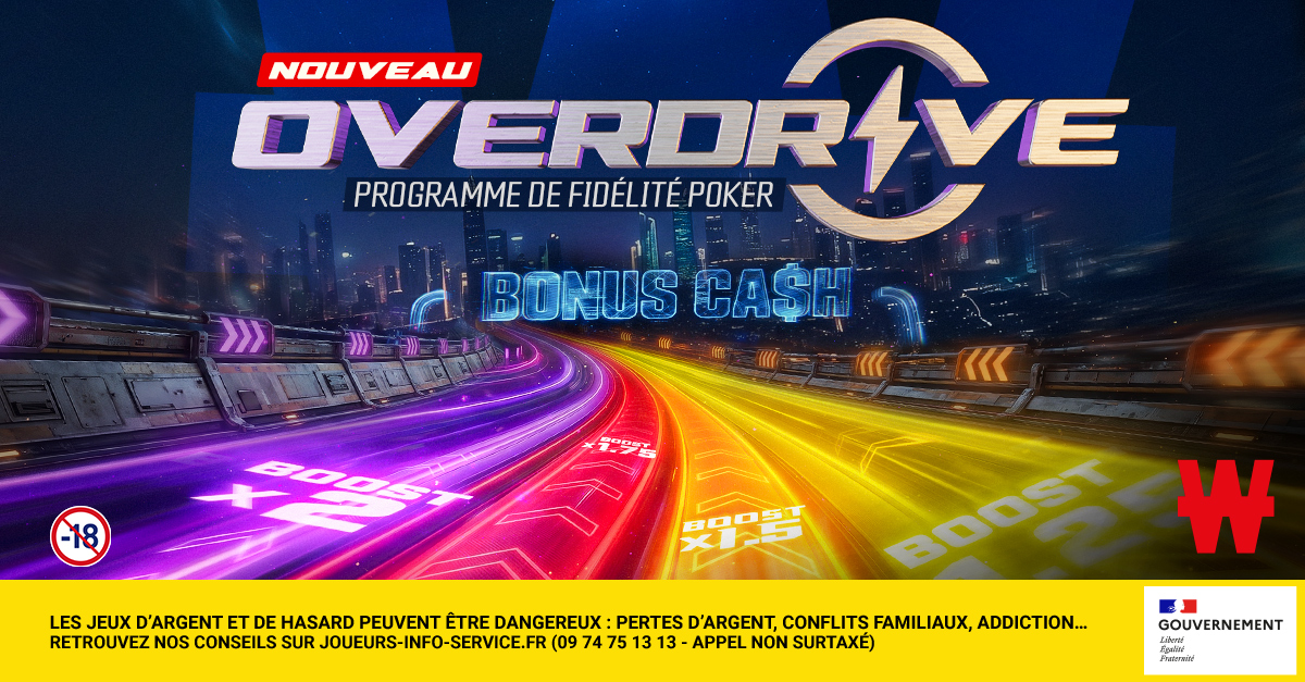 Winamax Overdrive: New Poker Loyalty Program Explained