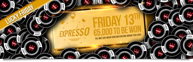 Lucky Friday: €5,000 to be won!