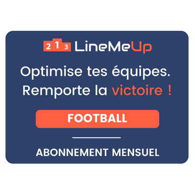 LineMeUp - Football - Abonnement 1 mois