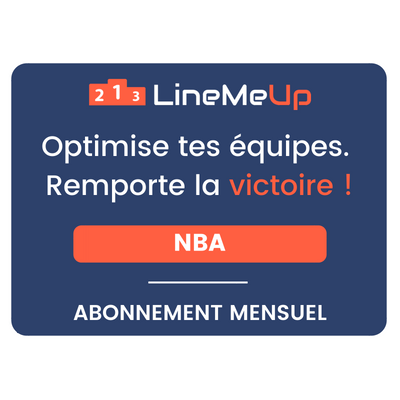 LineMeUp - NBA - Abonnement 1 mois