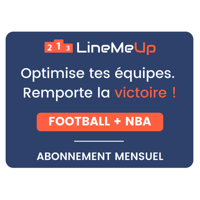 LineMeUp - Football + NBA - Abonnement 1 mois